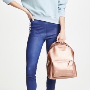 Eastpak Leather Rose Gold Backpack Orbit  NWT